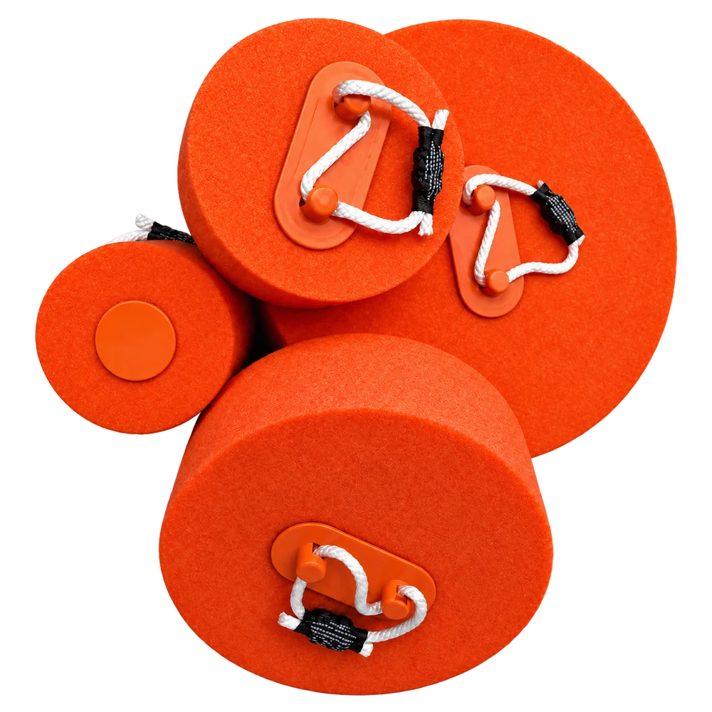 Original orange Safe-T-Sponge with its lifting handle